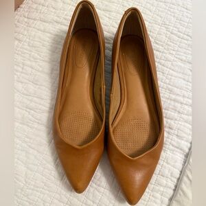 Corso Como Tan Pointed-Toe Flats